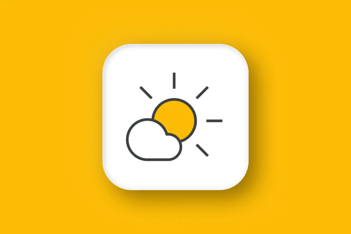 Screenshot of the Weather App
